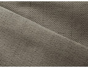 Divano angolare beige allungabile/con contenitore (con penisola a destra) Nanea – Makamii