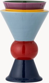 Vaso di design in ceramica dipinto a mano Trilla, alt. 27 cm