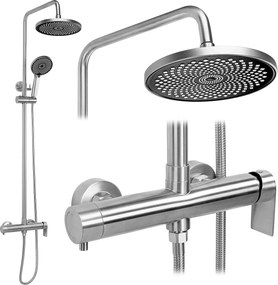 Set doccia Rea Hunter Brush Nickel