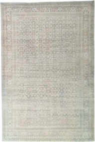 Tabriz Tappeto 360x240 Nero (Iran) Annodato A Mano