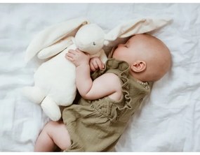 Moonie - Compagno di coccole con melodia e luce coniglietto 2.0 organic polar