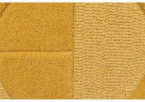 Tappeto in lana gialla 160x230 cm Gigi - Flair Rugs
