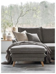 Divano letto angolare grigio (angolo sinistro) Charming Charlie - Miuform