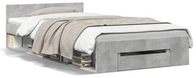 Giroletto Cassetto Grigio Cemento 75x190 Cm Legno Multistrato /