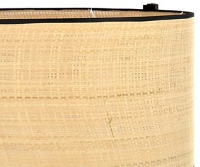 Piantana Contemporaneo Indra Acciaio Nero Marrone 1 Luce E27 Ip20