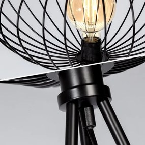 BK Licht 1470 - Lampada da terra RETRO 1xE27/40W/230V