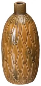 Vaso Ceramica 17 x 17 x 35 cm Senape