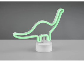 Lampada da tavolo a LED bianca (altezza 20 cm) Bronto - Reality