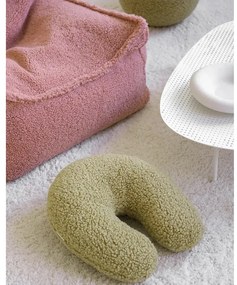 Cuscino per divano da bambini verde con rivestimento in bouclé U – Wigiwama