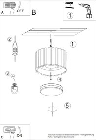 Brilagi - Faretto SFERA 1xGX53/30W/230V Ø 10 cm rosso