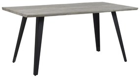 Tavolo da pranzo legno grigio 160 x 90 cm WITNEY Beliani
