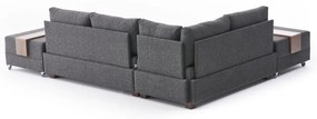 Divano angolare antracite (angolo sinistro) Fly - Balcab Home