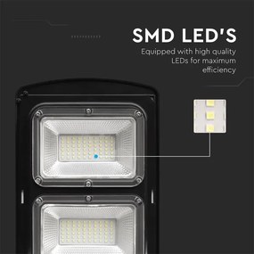 Lampada solare da esterno LED dimmerabile 8W 6000K IP65 9000mAh + DO