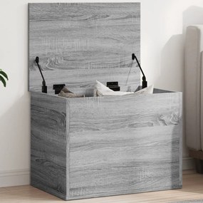 Contenitore grigio sonoma 60x42x46 cm legno multistrato