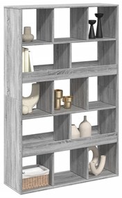 Libreria grigio sonoma 100x33x156,5 cm in truciolato