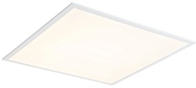 Pannello LED da incasso bianco quadrato con LED 3000K - 6500K con dip switch - Seagal