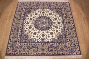 Isfahan Tappeto persiano 210x210 (Iran) Annodato A Mano