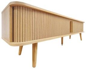 Mobile TV di colore naturale con effetto rovere 178x50x40 cm Rove – Woodman