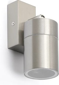 Lampada da parete per esterni in acciaio IP44 orientabile e inclinabile - Solo