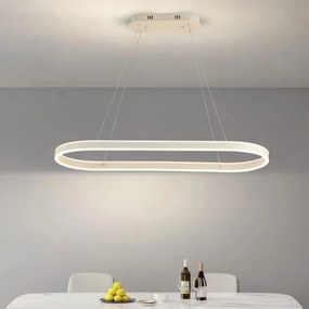 Brilagi - Lampadario LED a sospensione con cavi PONDIE LED/45W/230V 80x30 cm bianco