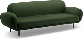 Divano verde con rivestimento in bouclé 208 cm Poppy – Micadoni