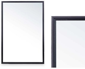 Specchio da parete Legno Nero 80 x 120 x 80 cm