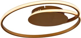Plafoniera LED Joy dorato IP20 bianco naturale NOVECENTO