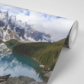 Carta da parati autoadesiva – Splendido paesaggio montano