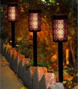 Lampada solare LED con sensore crepuscolare LED/2V IP44 600 mAh