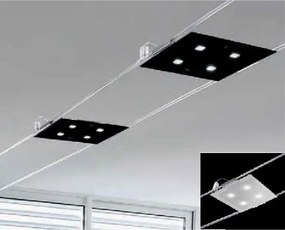 Tesata Modello Focus Bianco Sorgente Led 4X4,3W Luce Naturale 4000 Kelvin 3X1580 Lumen