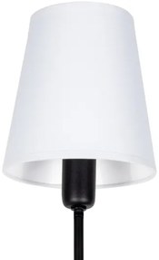 Lampada da parete MADELA 1xE14/40W/230V bianco/nero
