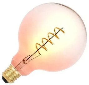 Lampadina LED FILAMENT SPIRAL G125 E27/4W/230V 2000K rosa