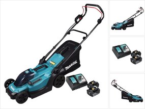 Rasaerba a batteria Makita DLM 330 RT2 18 V 33 cm 30 l + 2x batteria 5,0 Ah + caricabatterie