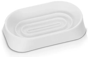 Porta sapone da appoggio bianco in abs Tender