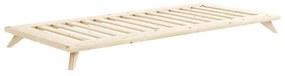 Letto singolo in legno di pino con griglia 90x200 cm Senza - Karup Design