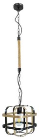 Lampadario su fune KLATKA 1xE27/10W/230V