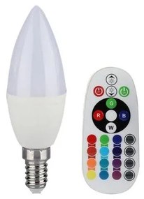 Lampadina LED RGB dimmerabile E14/3,5W/230V 6400K + TC