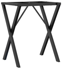 Telaio gambe a x per tavolo da pranzo 50x40x73 cm in ghisa