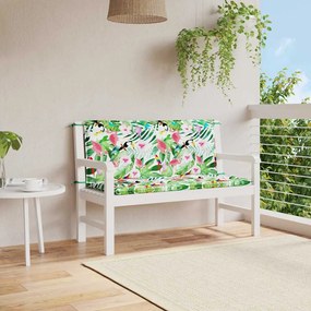 Cuscini Panca Da Giardino 2pz Multicolore 120x50x7cm İn Tessuto /