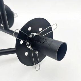 Brilagi - Lampadario da soffitto a montaggio superficiale MALIVA 3xE14/15W/230V nero/bianco