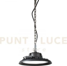 Lampada led high-bay avatar nera 150w 22500lm 4000k ip65 29,9x15cm