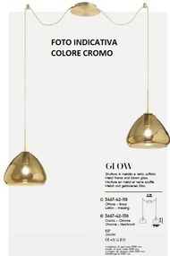 Glow sospen.cromo 2 luci 3667-42-138