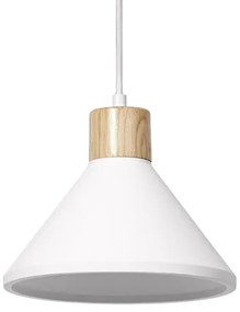 Ledvance - Lampadario a sospensione con filo DECOR PLASTER 1xE27/25W/230V diametro 22 cm gesso bianco