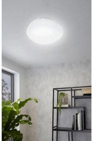 Plafoniera LED moderno Silera, bianco Ø 43 cm, luce calda dimmerabile EGLO