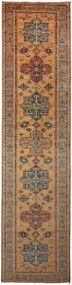Kazak Tappeto 80 x 300 Giallo (Pakistan) Annodato A Mano