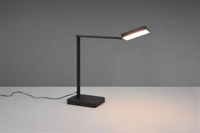 Lampada pavia led orientabile ed inclinabile  h.38cm di colore meta...