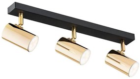 Argon 1474 - Faretto LAGOS 3xGU10/5W/230V ottone/nero