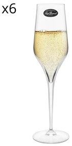 Set 6 flute Supremo Luigi Bormioli Champagne 24cl