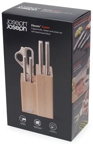 Set di coltelli con lama in acciaio inox e supporto 5 pz Elevate Fusion – Joseph Joseph