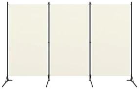 Divisorio A 3 Pannelli Bianco 260x180 Cm İn Tessuto /